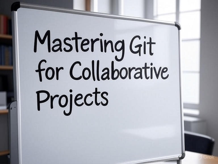 Git command line on a screen